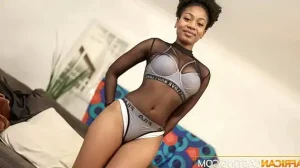 Black hot fitness model tricked to fuck white producer at home audition